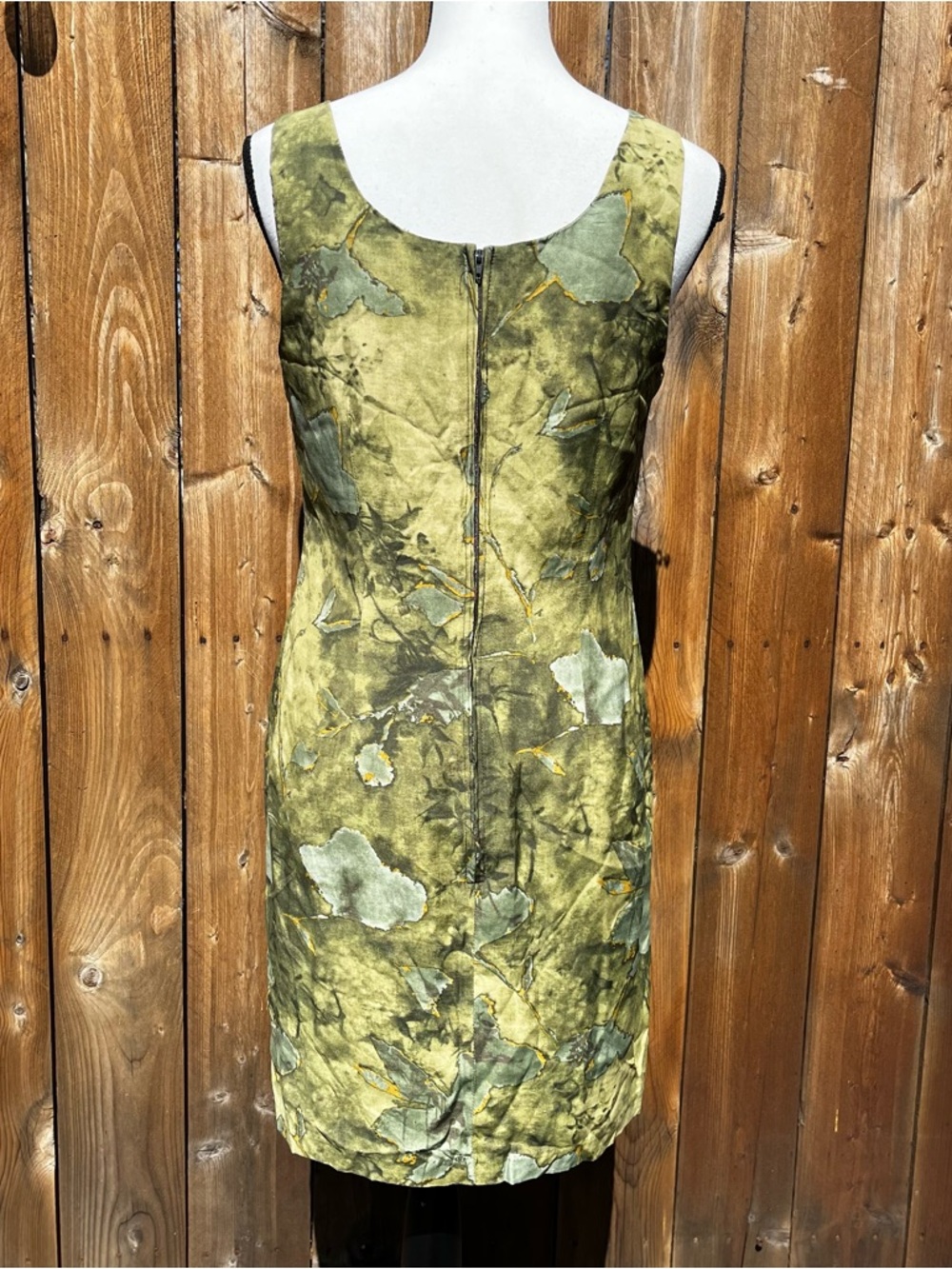 Rabbit Rabbit Rabbit Designs Olive Green Floral Mini Dress - Picture 2 of 6